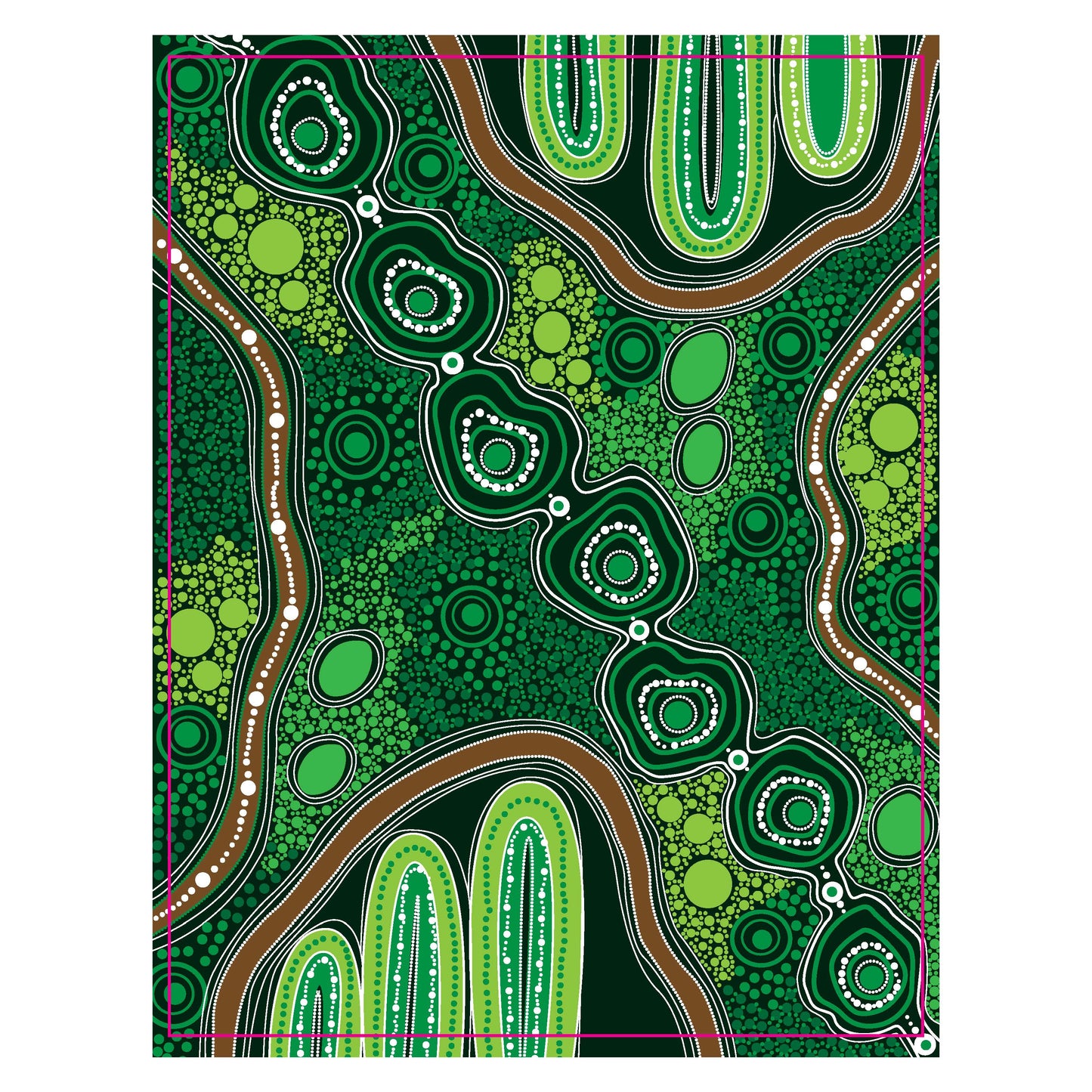 Posters - Print On Demand - Blue Gum Dharug Green