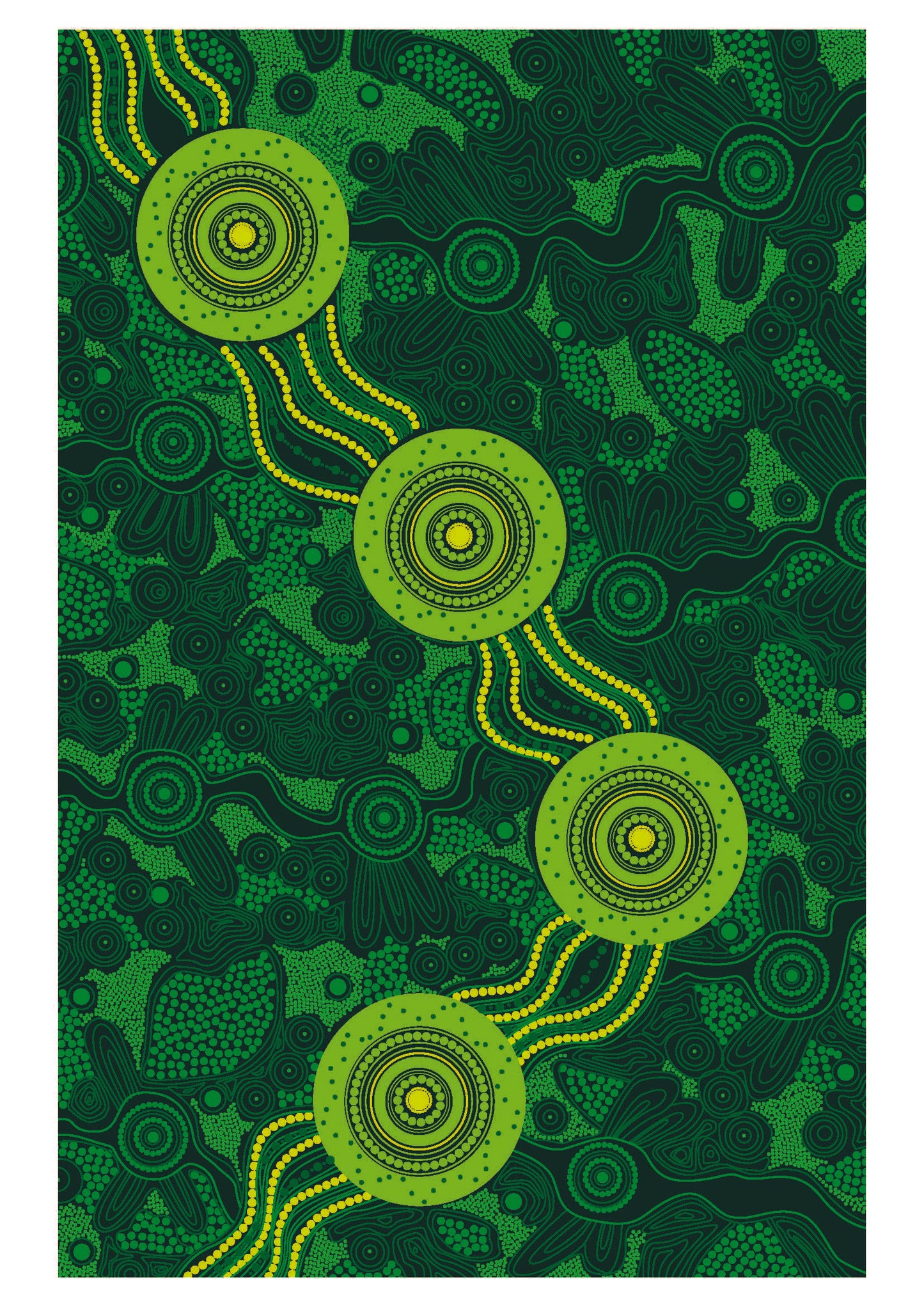 Canvas - Print On Demand - Connections Green