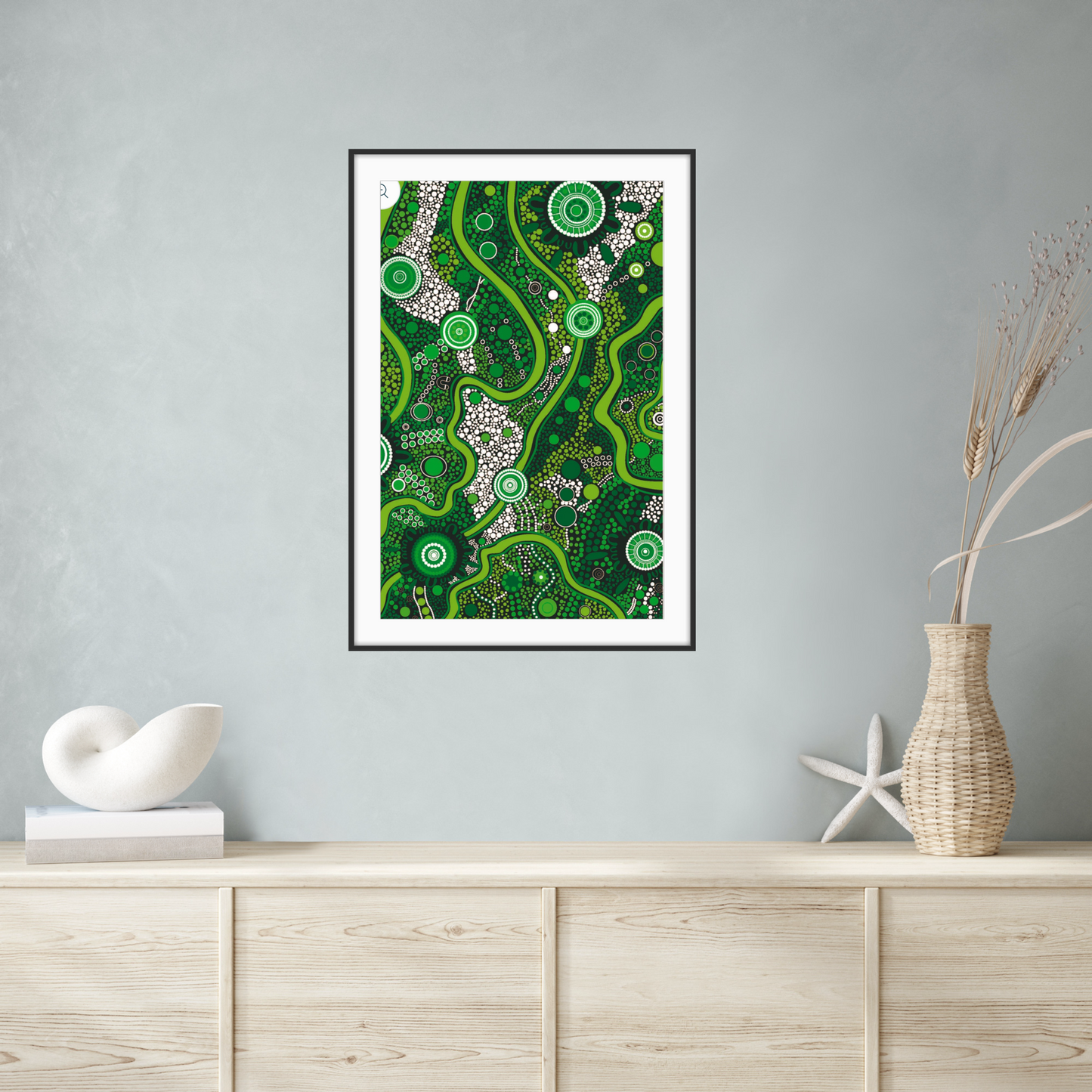 Art Rag - Print On Demand - Billabong Green