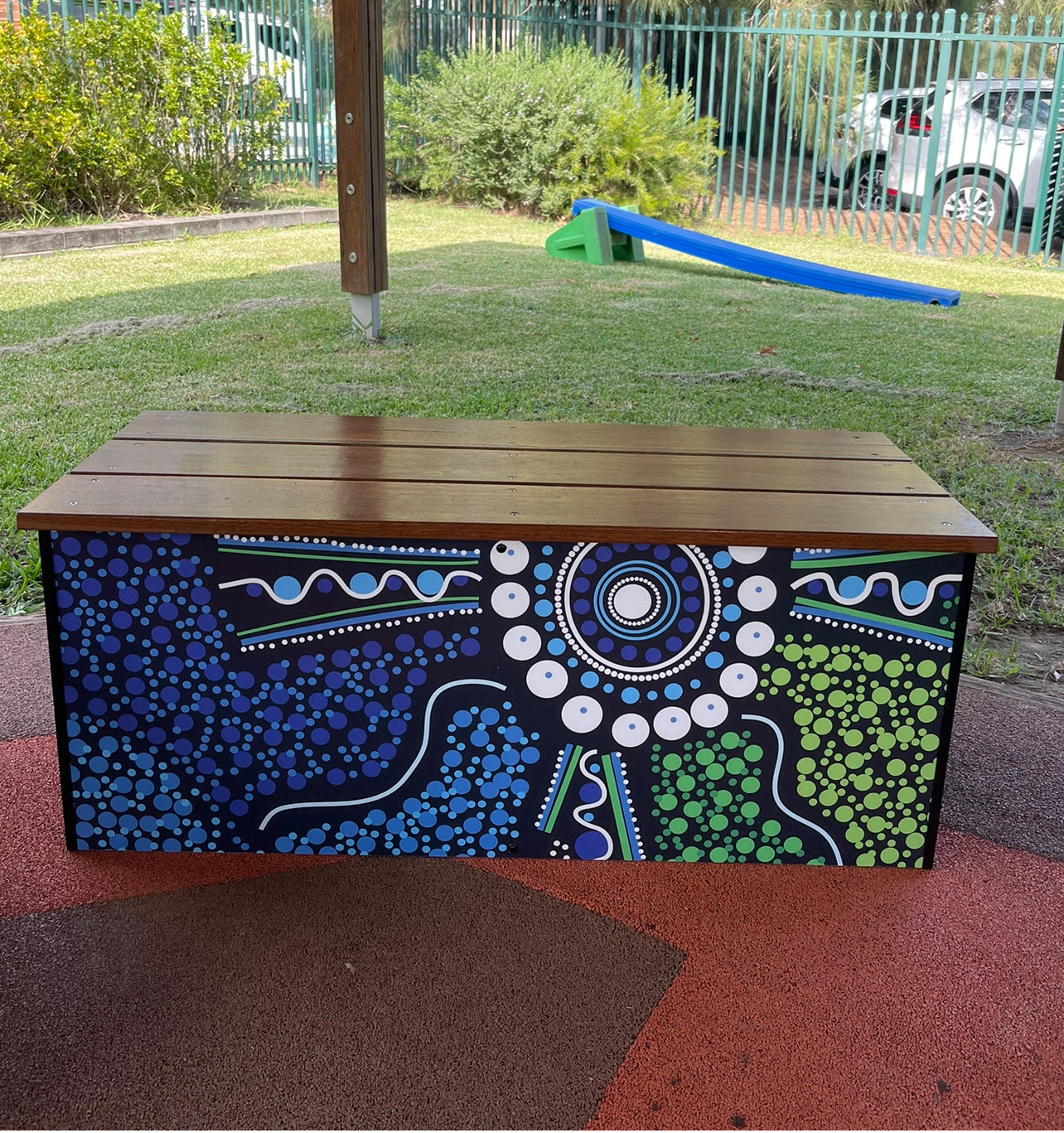 Outdoor Yarning Timber Seating Small