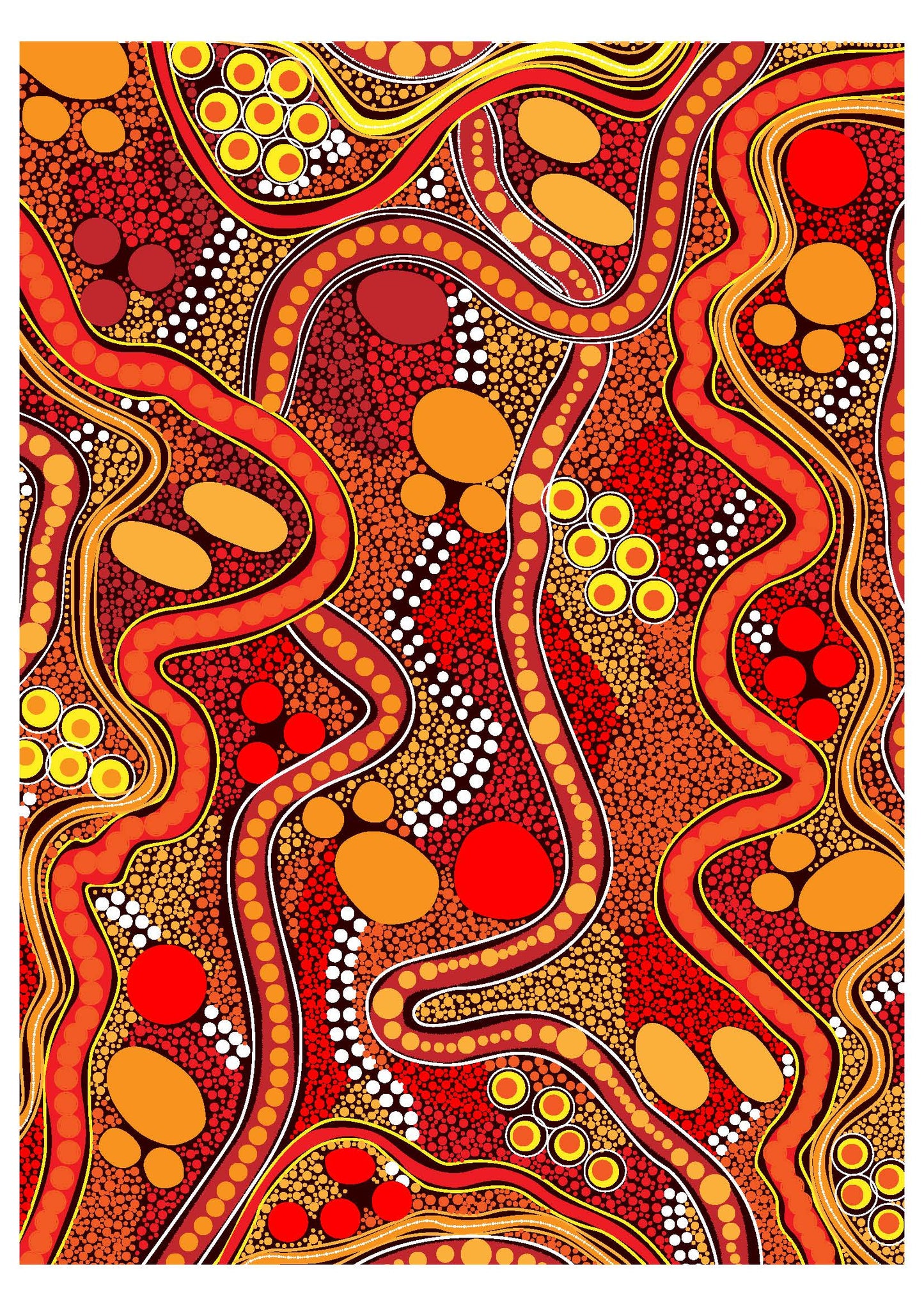 Canvas - Print On Demand - Mothers Land Red