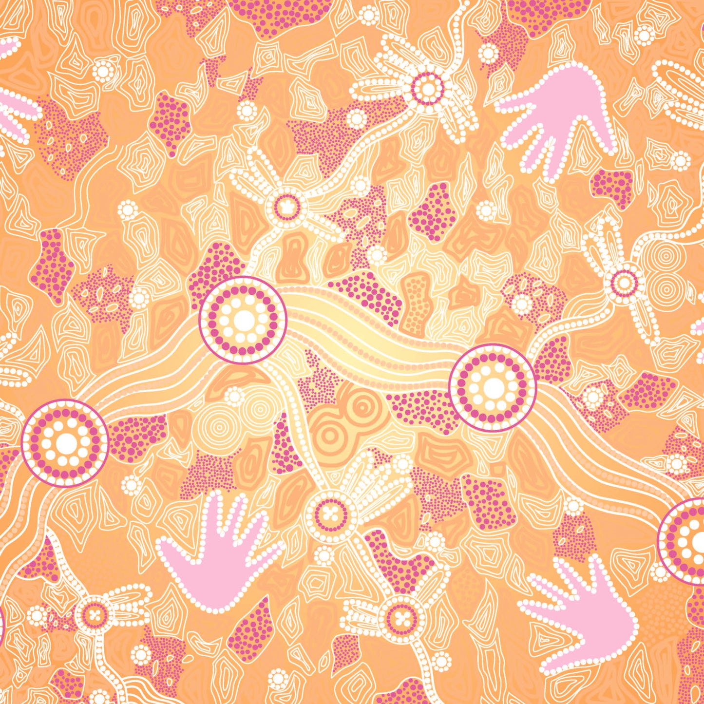 Canvas - Print On Demand - Our Country Pink & Purple