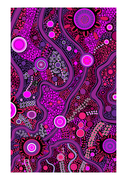 Canvas - Print On Demand - Billabong Pink & Purple