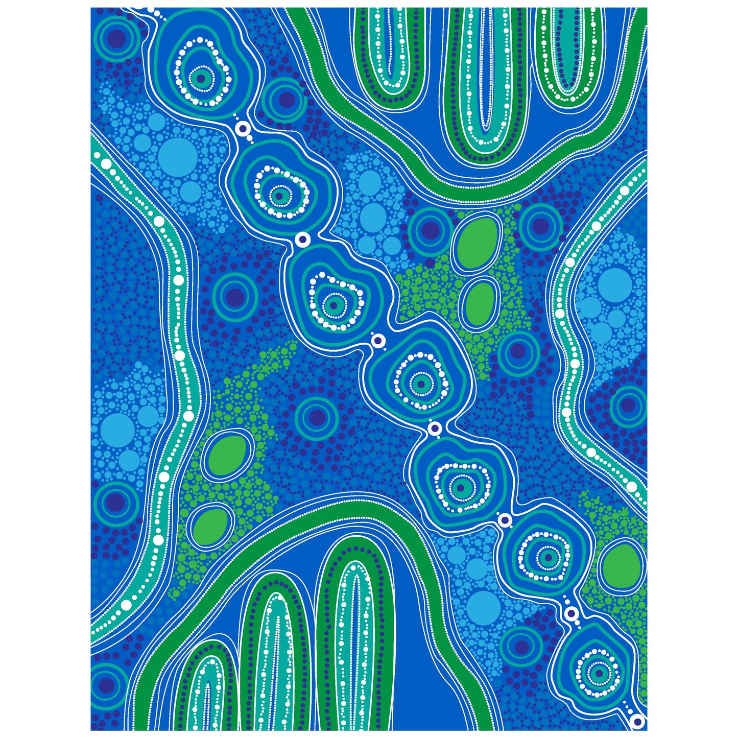 Posters - Print On Demand - Blue Gum Dharug Sky Blue