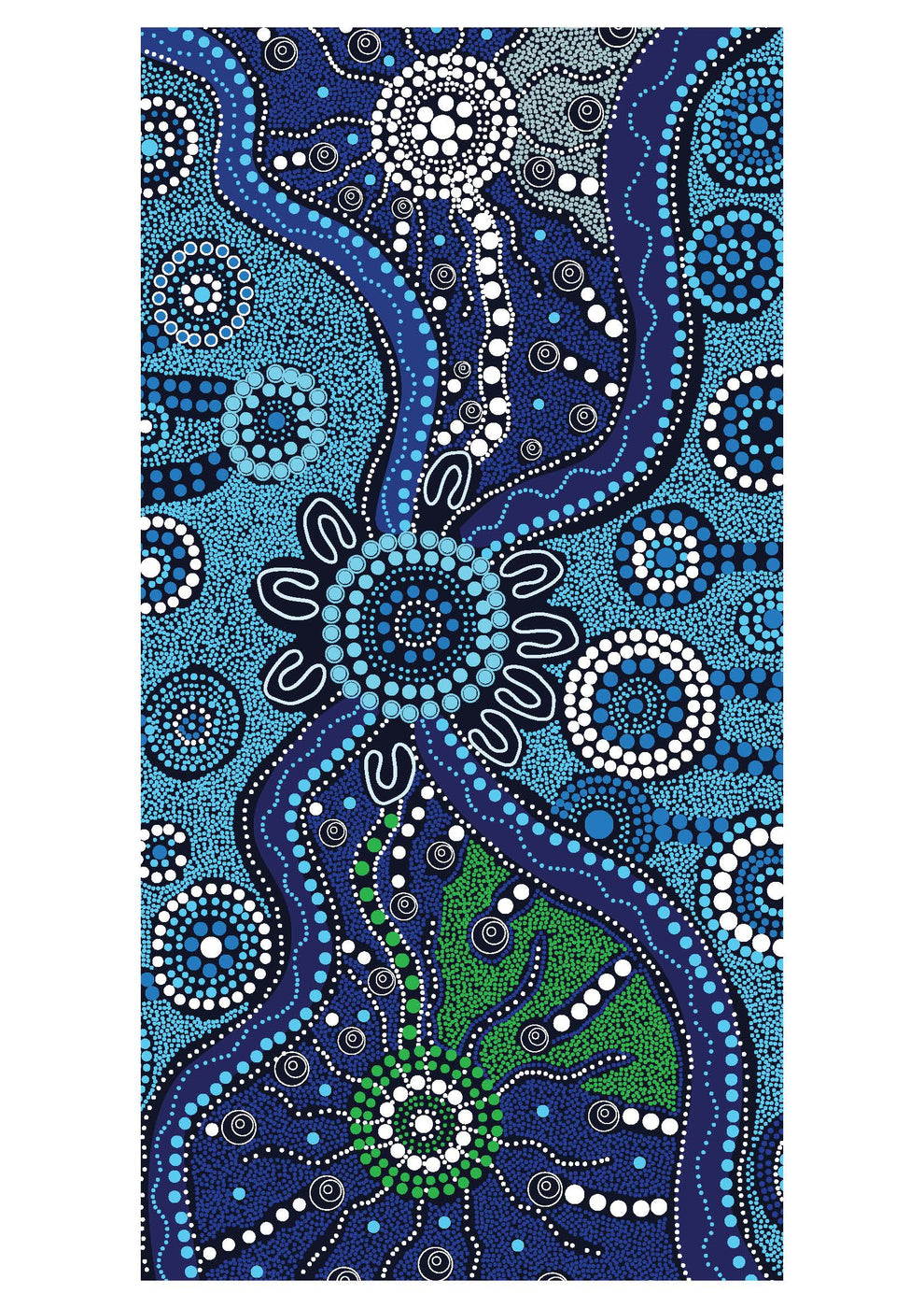 Posters - Print On Demand - Blue Inlets Original – Dalmarri