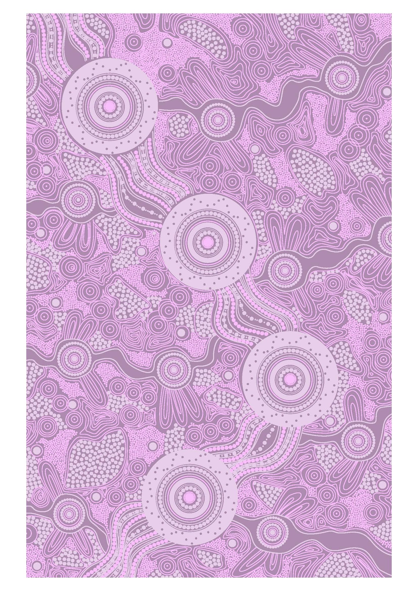 Canvas - Print On Demand - Connections Purple & Pink