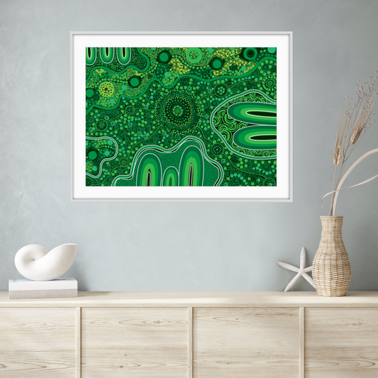 Art Rag - Print On Demand - Beautiful Country Green