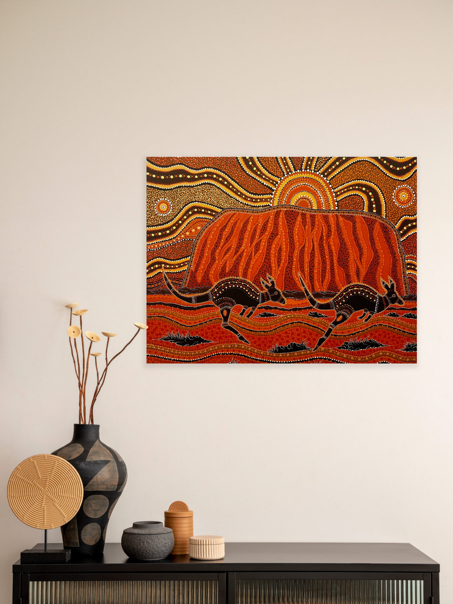 Uluru Dreaming Limited Edition Print on Canvas