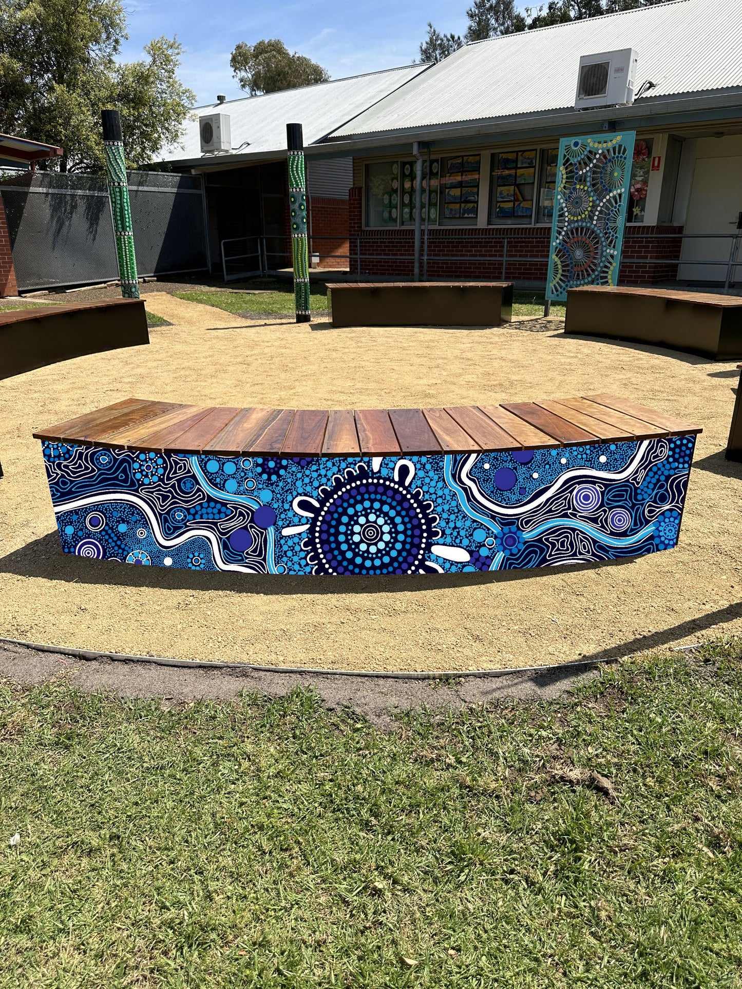 Outdoor Yarning Timber Seating